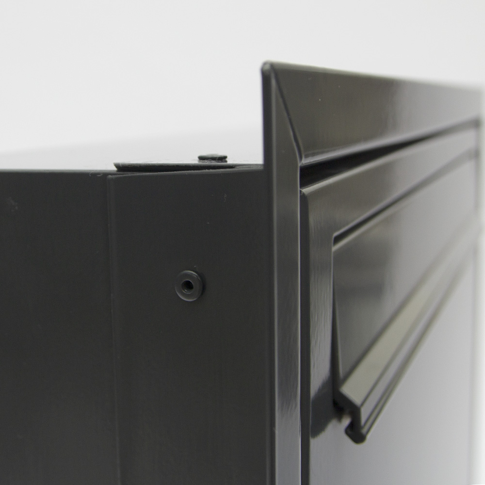 Detailfoto Einbaublendrahmen eines Unterputz-Briefkasten